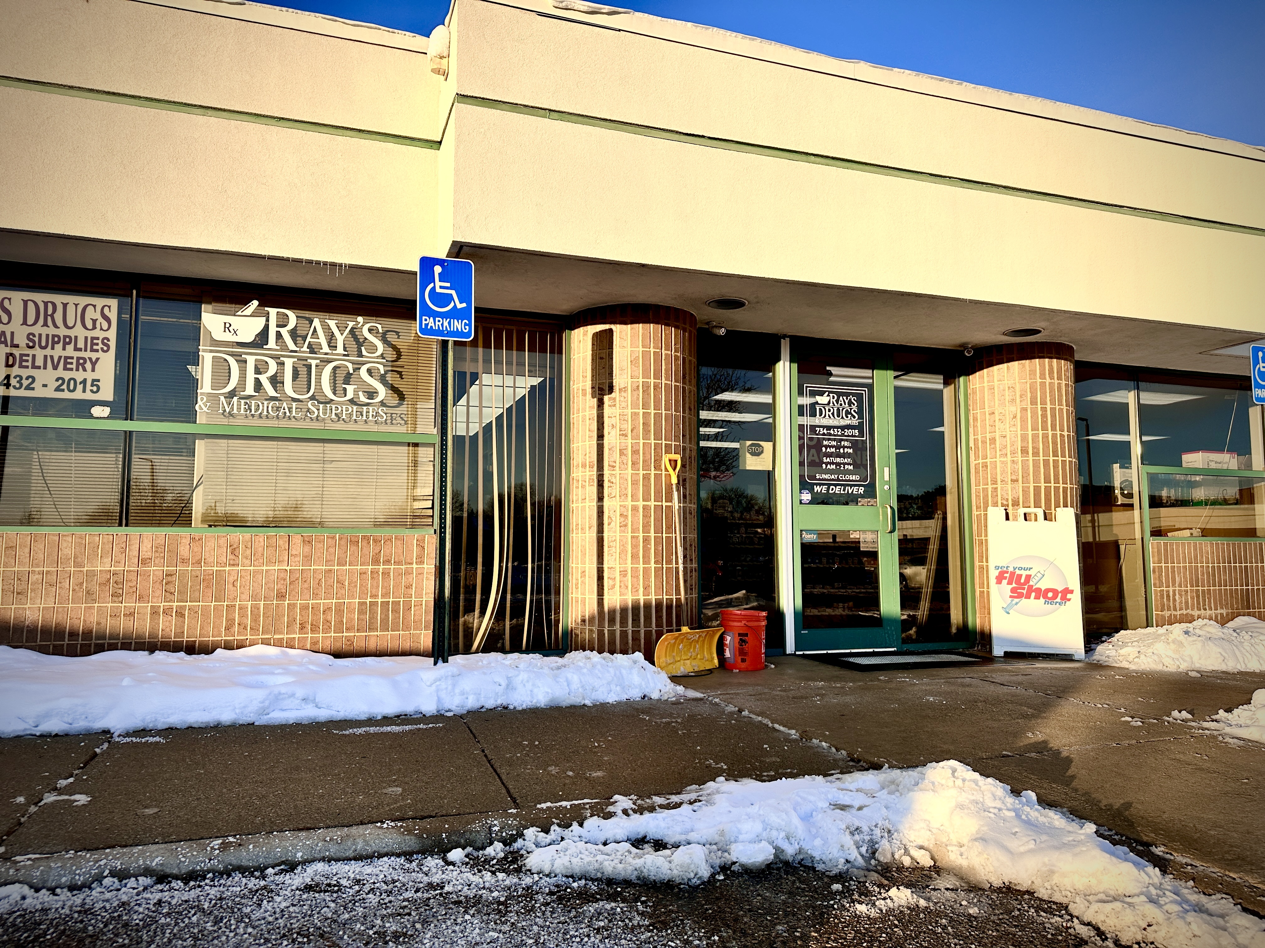 Ray's Drugs pharmacy exterior in Livonia, Michigan
