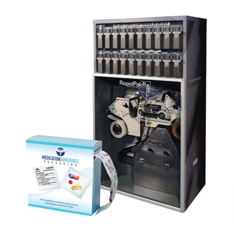 RapidPakRx automated medication packaging machine